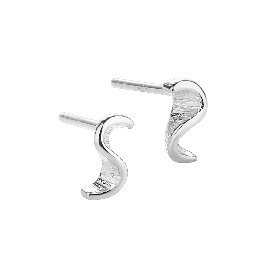 Aqua Dulce - Rhumba earstud 8mm ørestikker i sølv