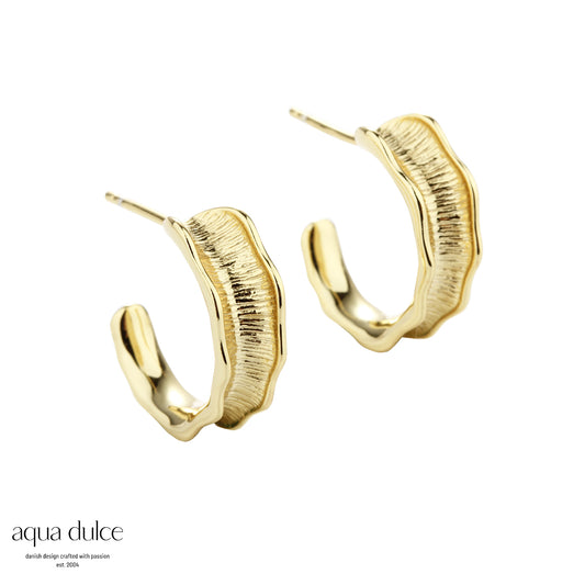 Aqua Dulce - New Fanny 18mm reoler med blade i forgyldt sølv