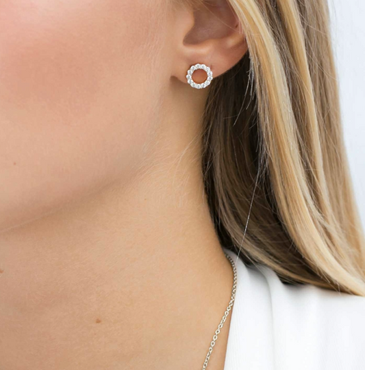 Sif Jakobs - Biella Uno Piccolo øreringe med hvide zirconia