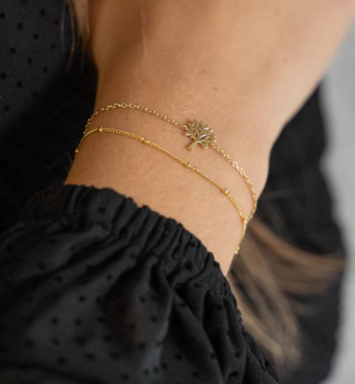 Nordahl Jewellery - Armbånd med kugler i forgyldt i sølv