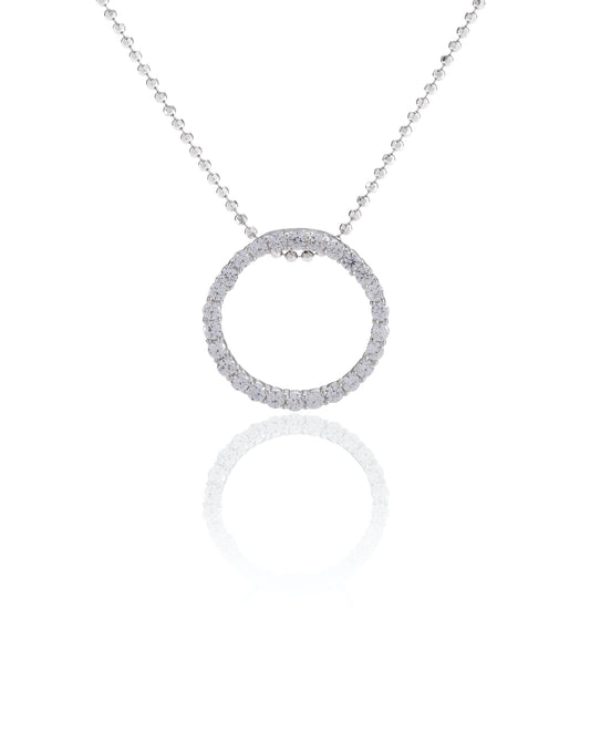 Biella vedhæng med hvide zirkonia