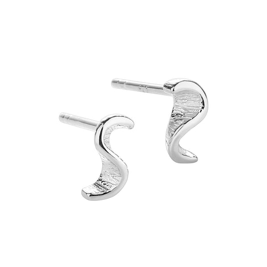 Aqua Dulce - Rhumba earstud 8mm ørestikker i sølv