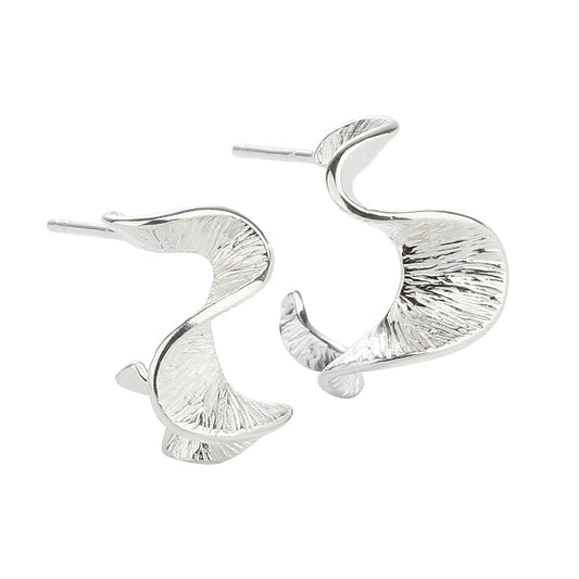 Aqua Dulce - Rhumba Hoop 20mm i sølv