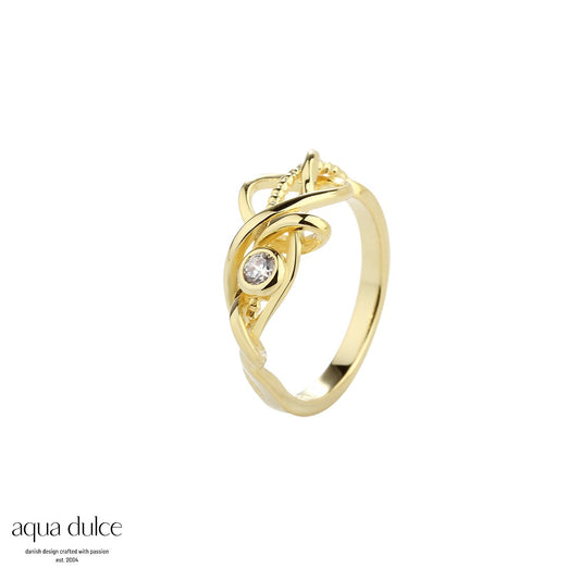 Aqua Dulce - Curly Tina i forgyldt