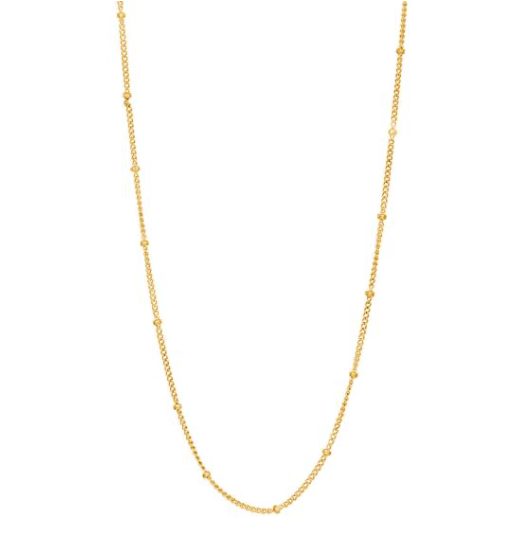 Nordahl Jewellery - Collier med kugler i forgyldt