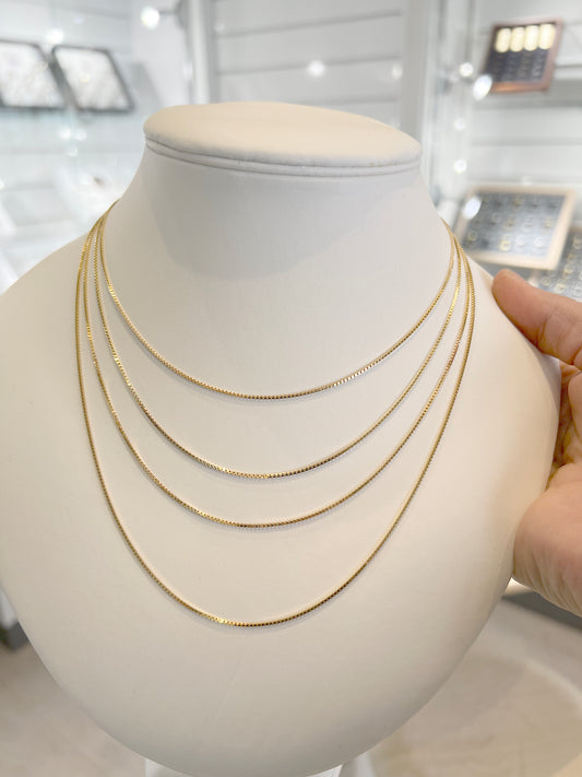 BNH - Kæde venezia 1,0 i guld