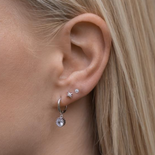 Ørering - Rund 3mm forgyldt