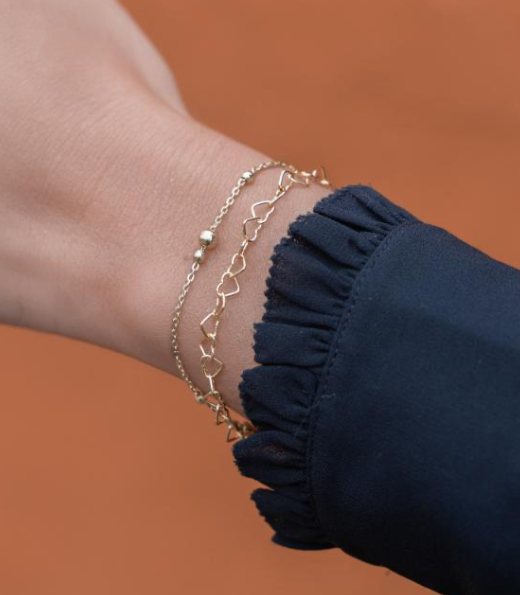 Nordahl Jewellery - Kuglearmbånd i 18kt forgyldt sølv